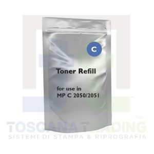 TONER REFILL CIANO (215 GR.) MPC 2050/2051