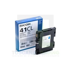 CARTUCCIA GEL ORIGINALE GC-41 SG2100N/3100SNW/3110DN/DNW/ SFNW/7100DN CIANO LC (405766)