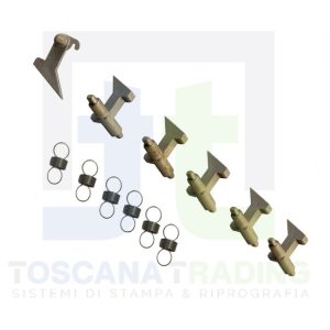 SET UNGHIETTE SUPERIORI CON MOLLE 5PZ TASKALFA 300I/3500I (2A820530)