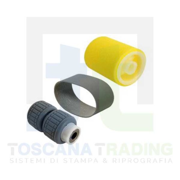 KIT 3 RULLINI PRESA CARTA ADF COMPATIBILE TASKALFA 3500I/3050CI (303M407480 303LL07531 303LL07190)