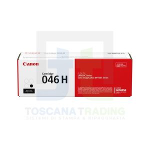 CARTUCCIA TONER ORIGINALE CRG 046 H BK IMAGECLASS LBP654/MF731/ MF735 NERO HIGH CAPACITY (1254C002)