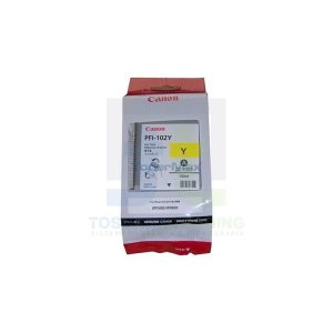 CARTUCCIA INKJET ORIGINALE PFI-102Y IPF 500/600/610/650/655/700/ 710/720/750/755/LP17/LP24 GIALLO (0898B001)