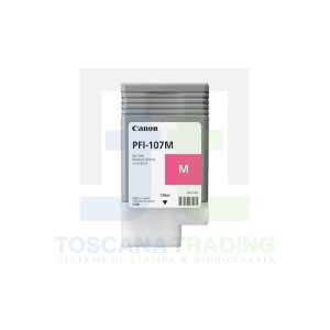 CARTUCCIA INKJET ORIGINALE 6707B001 / PFI-107M MAGENTA