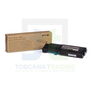 TONER ORIGINALE PHASER 6600/WC 6605 CIANO (106R02245)