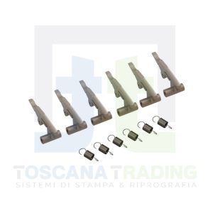 SET UNGHIETTE SUPERIORI + MOLLE BIZHUB 600 (6 PZ)