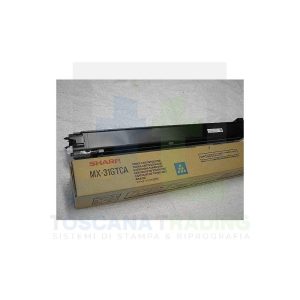 TONER ORIGINALE MX-31GTCA MX2301N/2600/3100/4100N/ 4101N/5000N/5001N CIANO