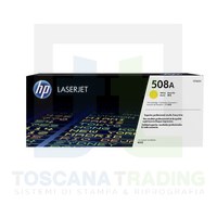 CARTUCCIA TONER ORIGINALE CF362A (508A) LJ ENTERPRISE M552DN GIALLO