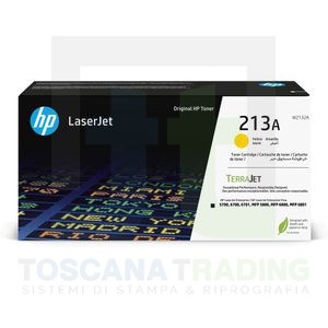 CARTUCCIA TONER ORIGINALE W2132A (213A) COLOR LASERJET ENTERPRISE FLOW MFP 6800 STANDARD CAPACITY GIALLO