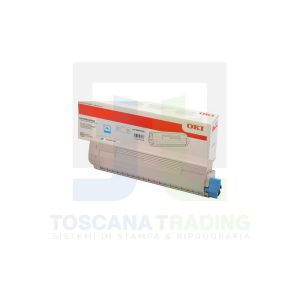 TONER ORIGINALE C823DN/C823N/C833DN/C843DN CIANO (46471103)